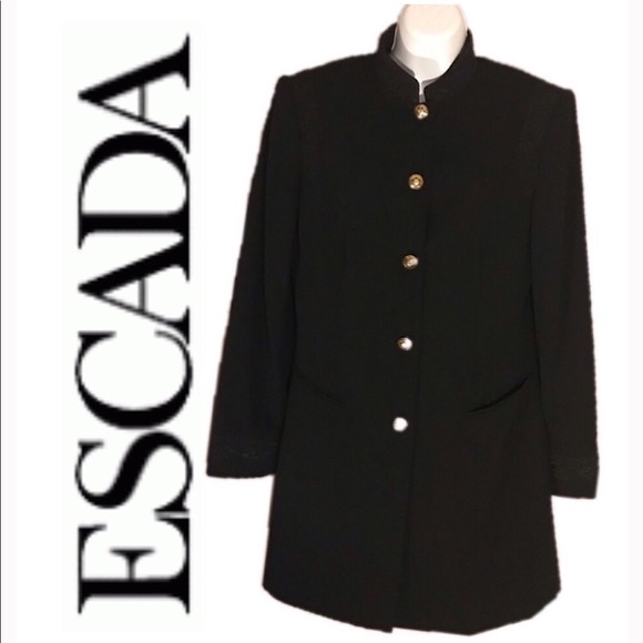 Escada Women’s Mandarin Top Sz 40 Med